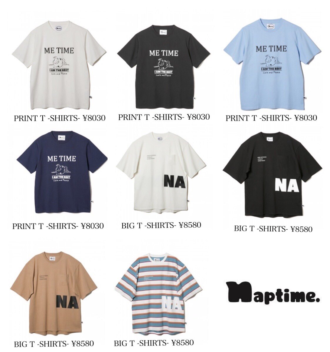 Nissy Naptime/プリントBIG T-SHIRTS-総柄 Nissy Naptime/プリントBIG