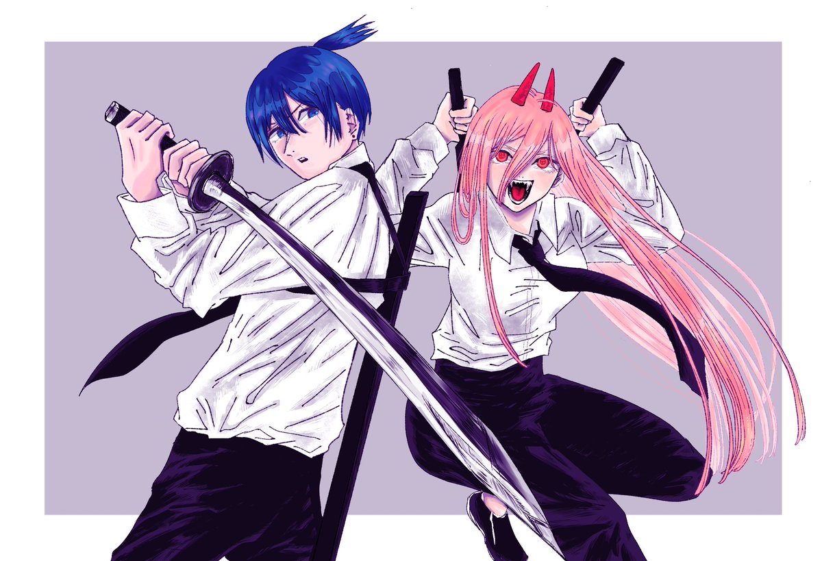 チェンソーマン アニメーション展 B2 ポスター デンジ パワー アキ