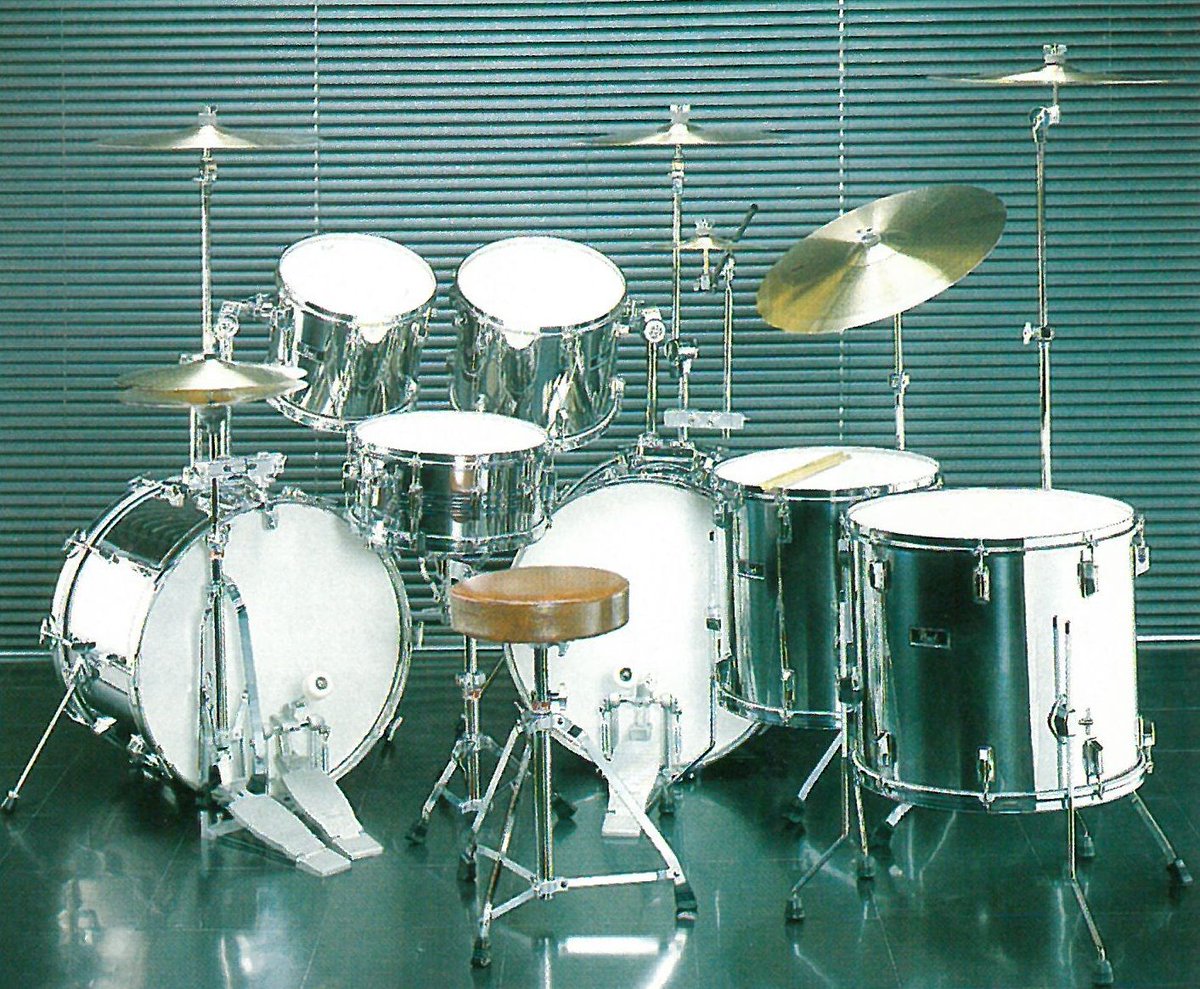 ティンバレス Pearl 8インチ、10インチ アクリル パール ドラム