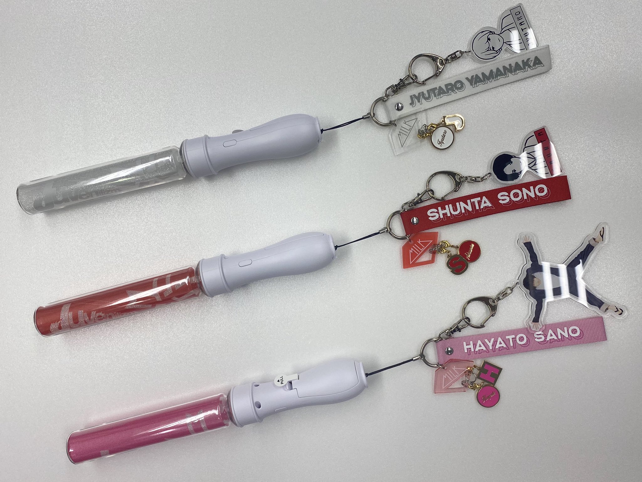 M!lk 佐野勇斗 ペンライト キャンドリ ペンラペンライトストラップ M