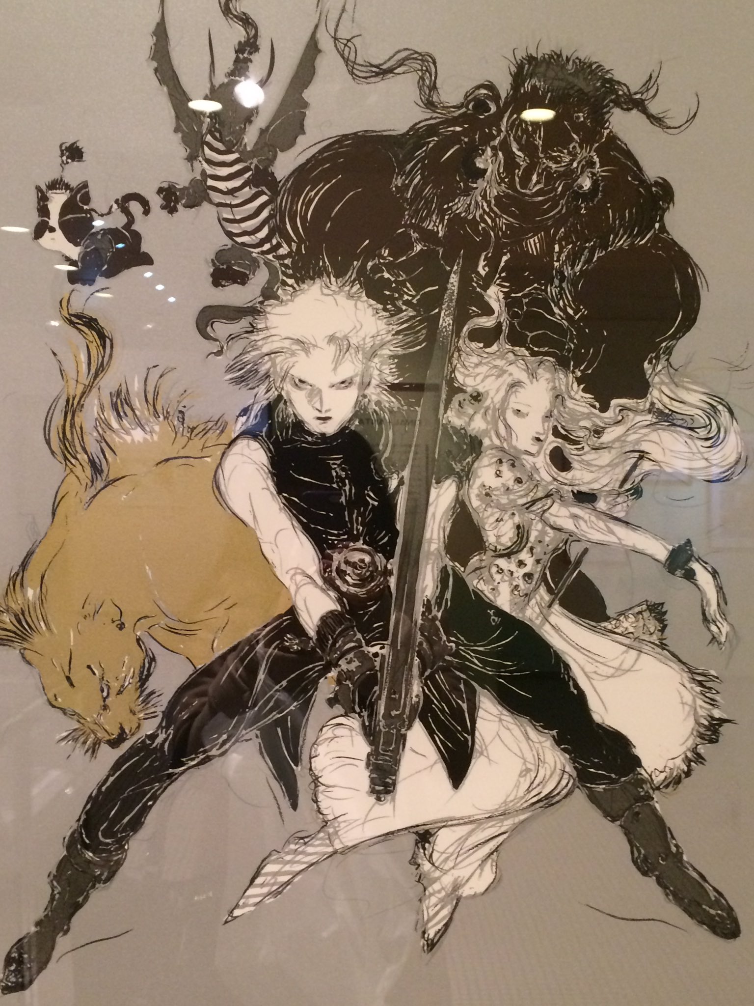 天野喜孝 クラウド 鉄馬（ハーレー）