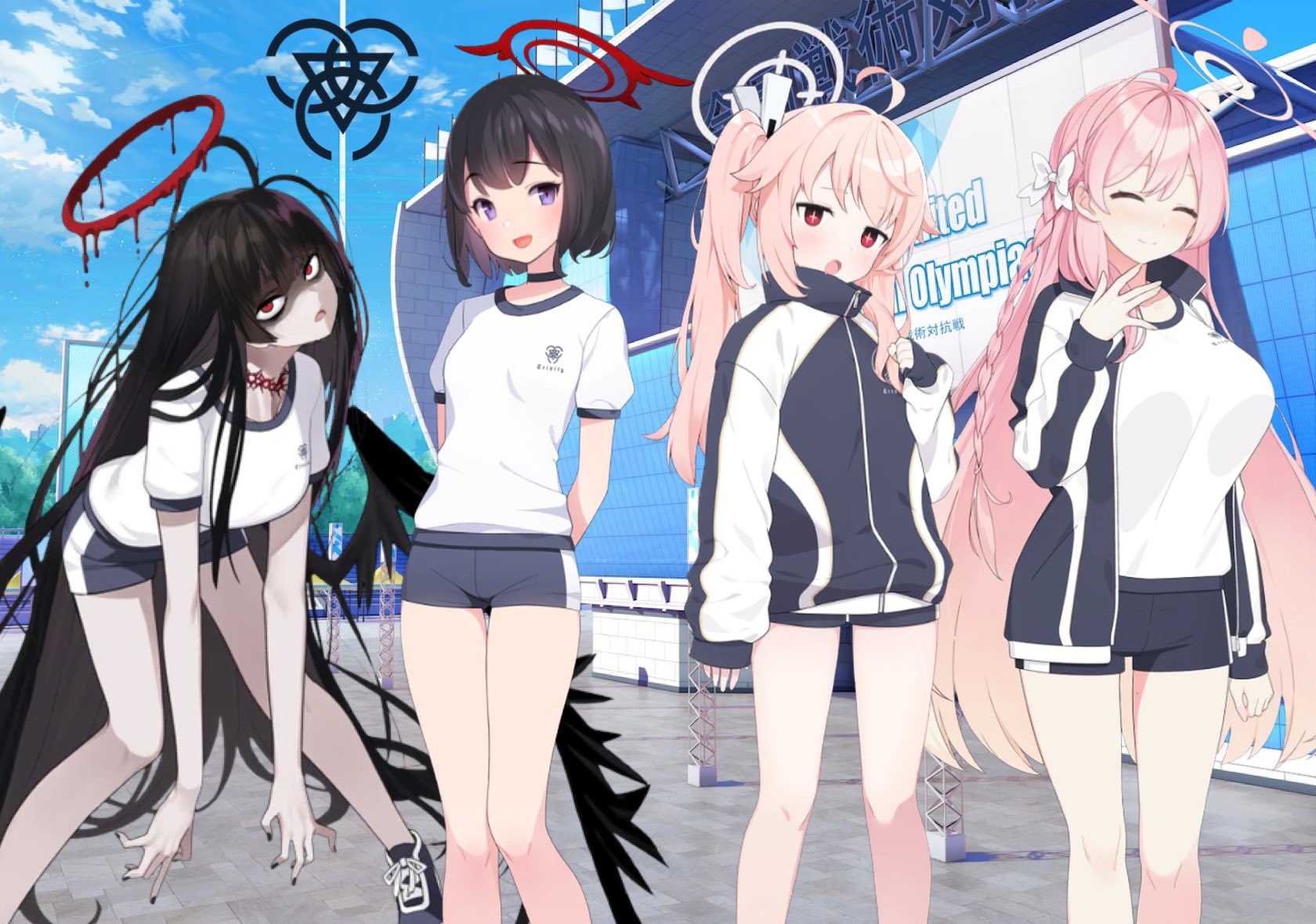 トリニティ ジャージ 中国限定 ジャージ（トリニティ総合学園） ブルー