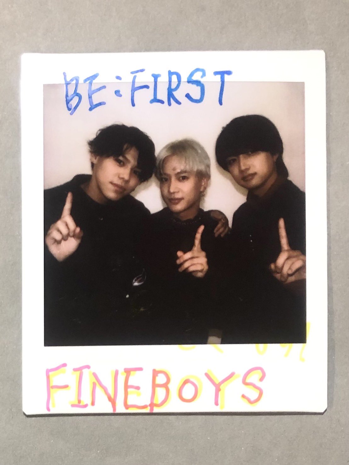 BE:FIRST 直筆サイン入りチェキ Gifted. BE:FIRST 直筆サイン入り