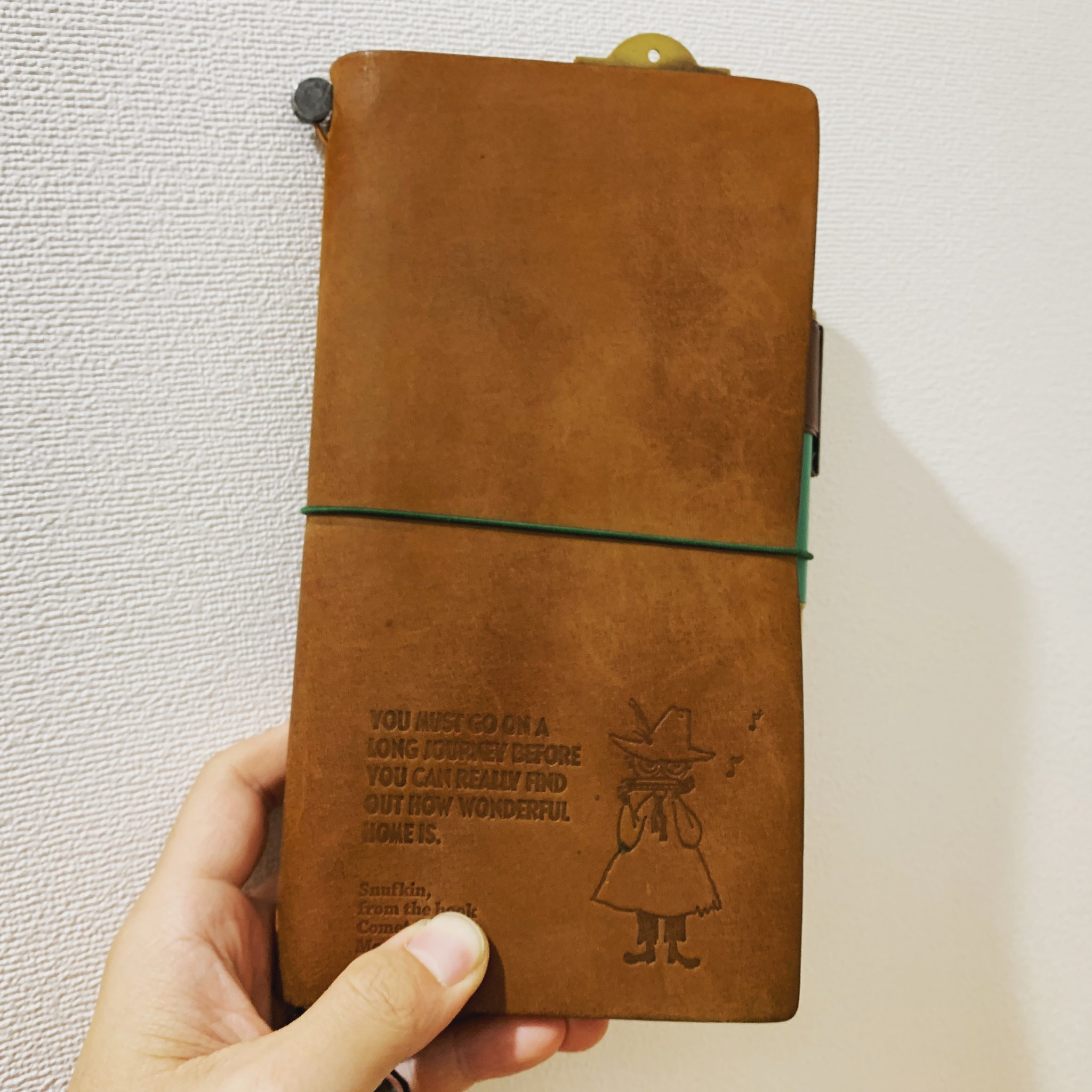 新品未開封トラベラーズノート限定 MOOMIN スナフキン（キャメル