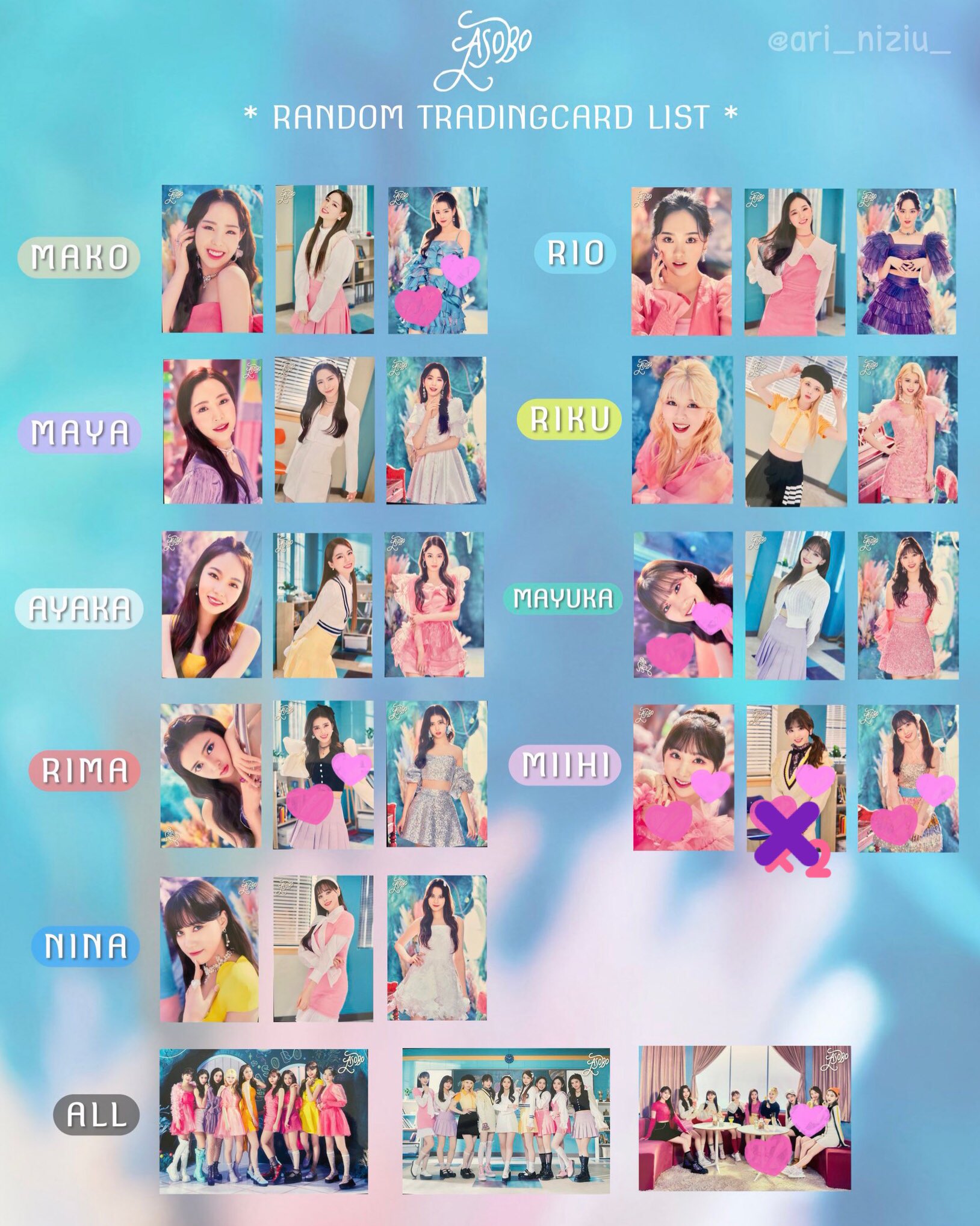 NiziU グッズ ラントレ トレカ ﾗﾝﾀﾞﾑﾄﾚｰﾃﾞｨﾝｸﾞｶｰﾄﾞ・NiziU | Sony