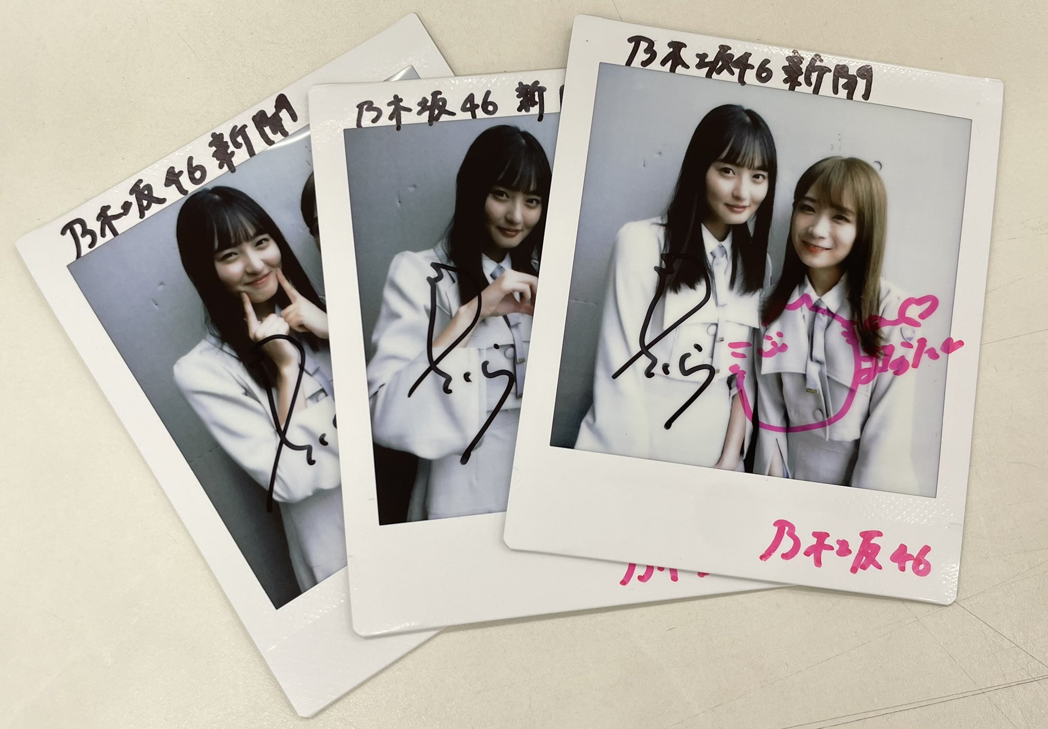 乃木坂 中西アルノ 直筆サイン入りチェキ 当選 直筆 サイン チェキ