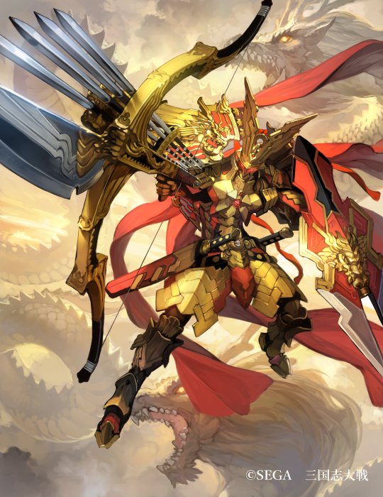 セガ様の戦国、三国大戦シリーズ（TCG含む）で描かせて頂いたイラスト