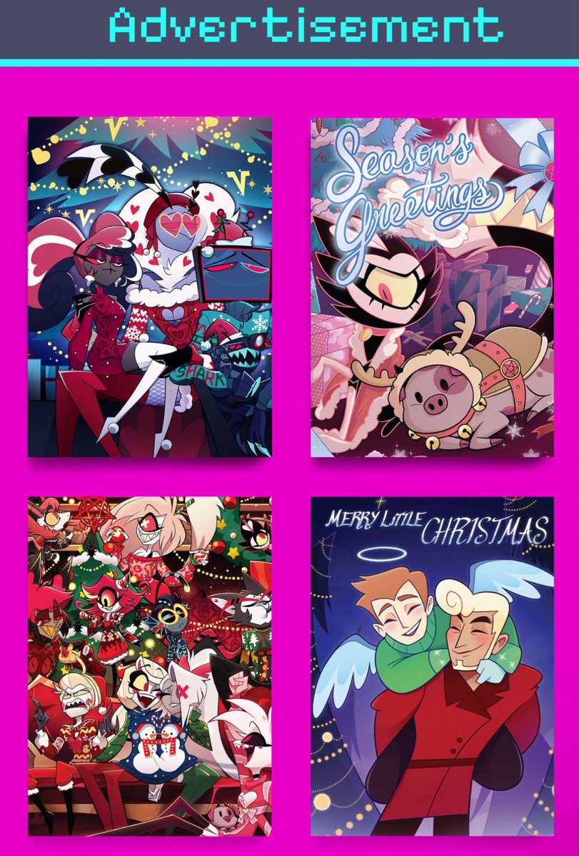 ハズビンホテル #HazbinHotel 「ハズビン・ホテル」のクリスマス関連