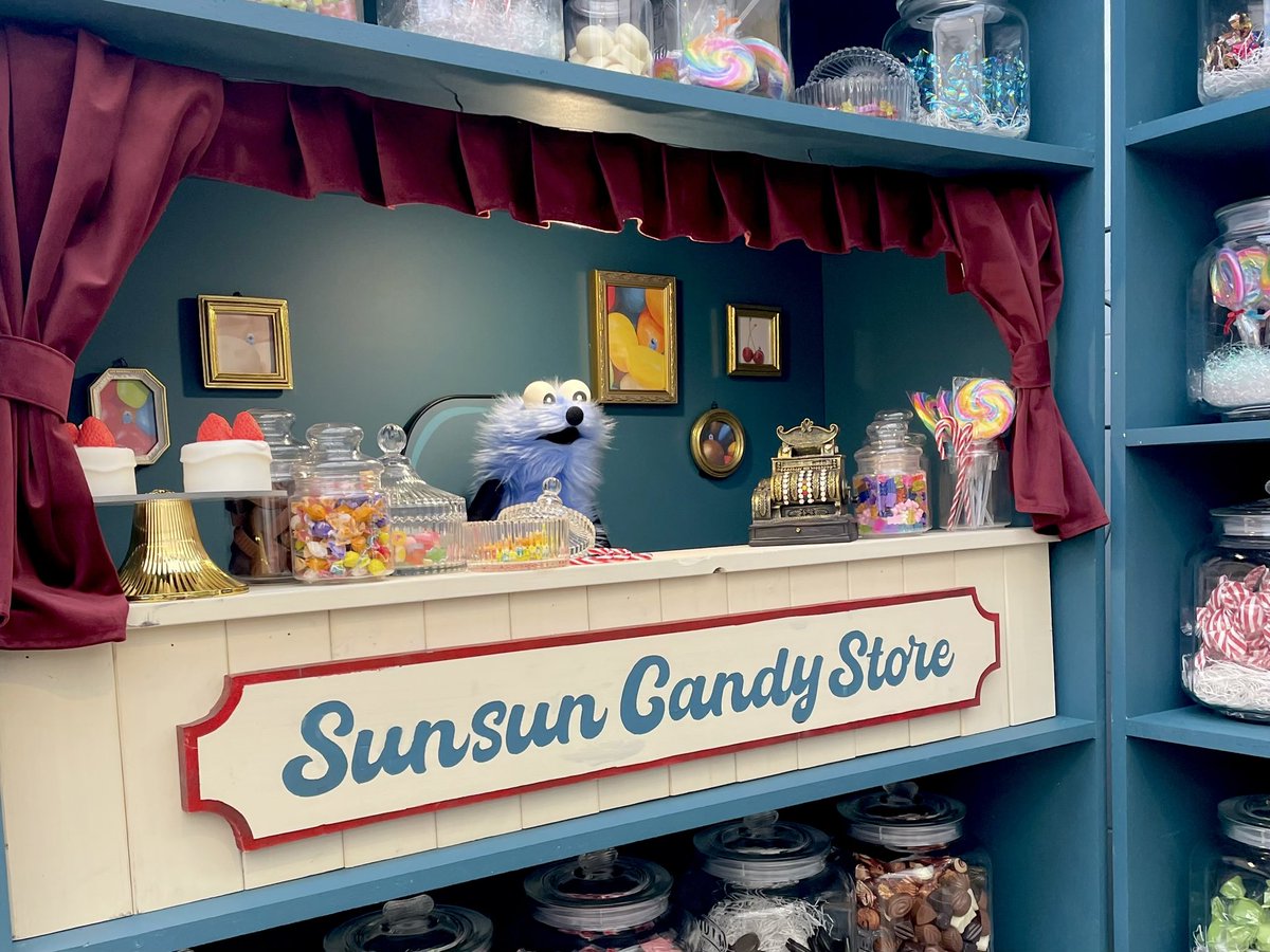 SUNSUN Candy Store】 パペットスンスンPOPUP SHOP が期間限定で