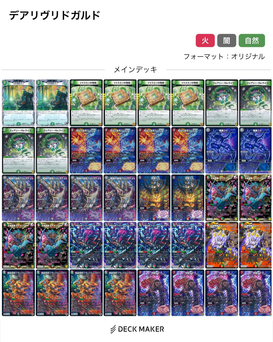 デアリヴリドガルド　バロム　デッキ
