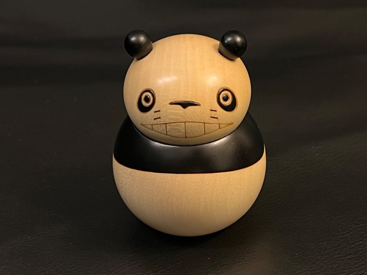 高畑勲展のグッズ売り場ではパンダコパンダの卯三郎こけしとジブリ