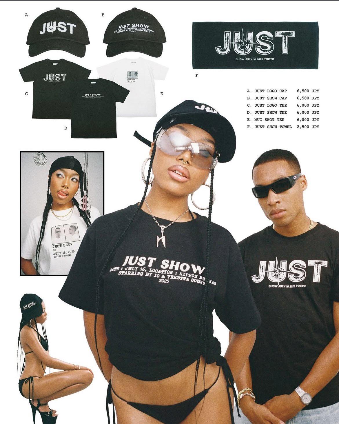 vallad IO武道館グッズJUST mag shot Tシャツ