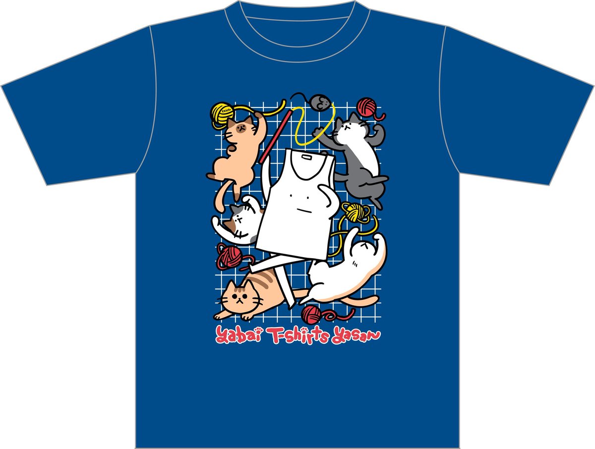 ワンちゃんネコちゃん大暴れタイダイ Tシャツ XL ヤバイTシャツ屋さん