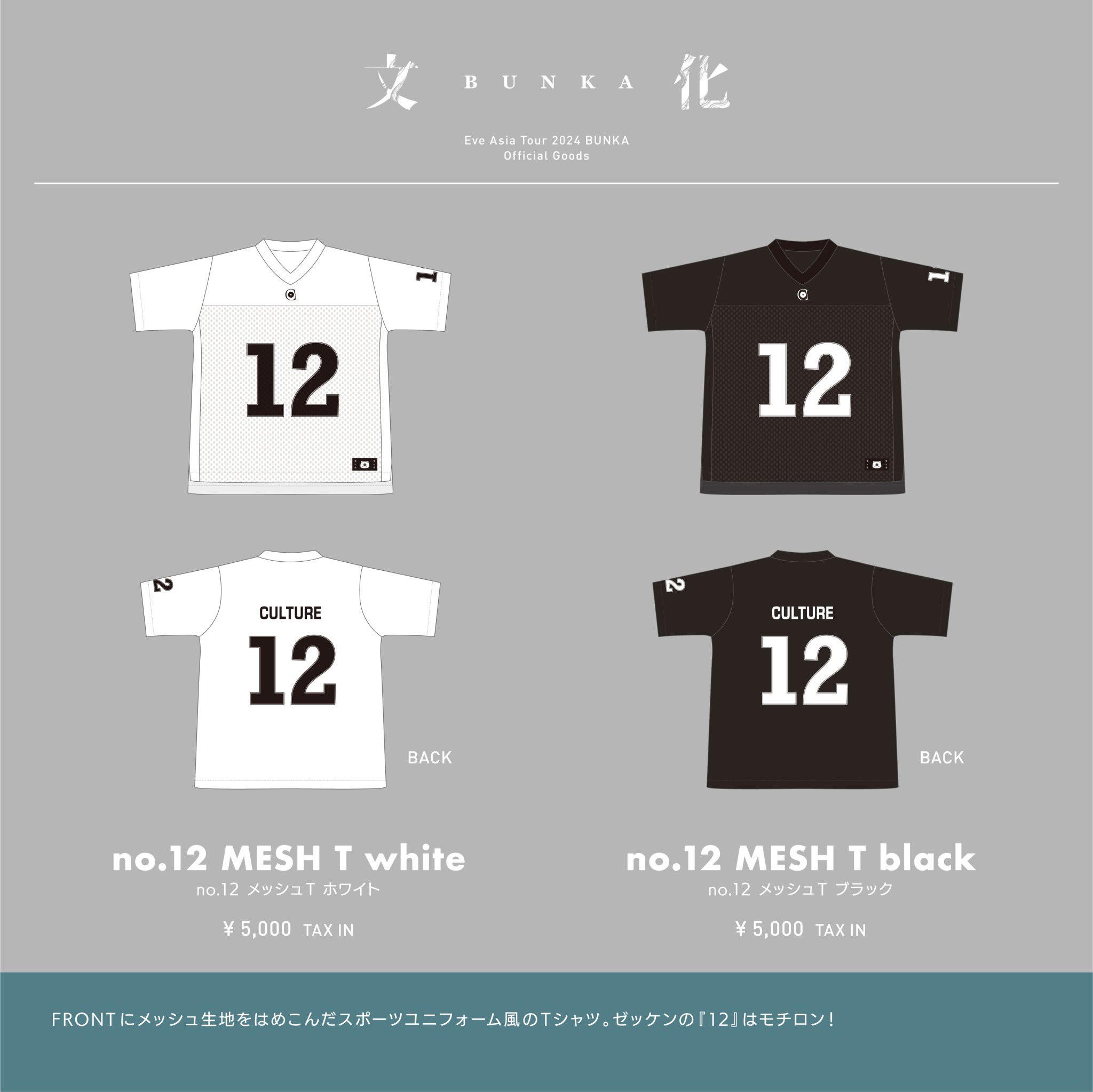 Eve AsiaTour 2024 文化 12T Mサイズ Eve culture 12Tシャツ Eve