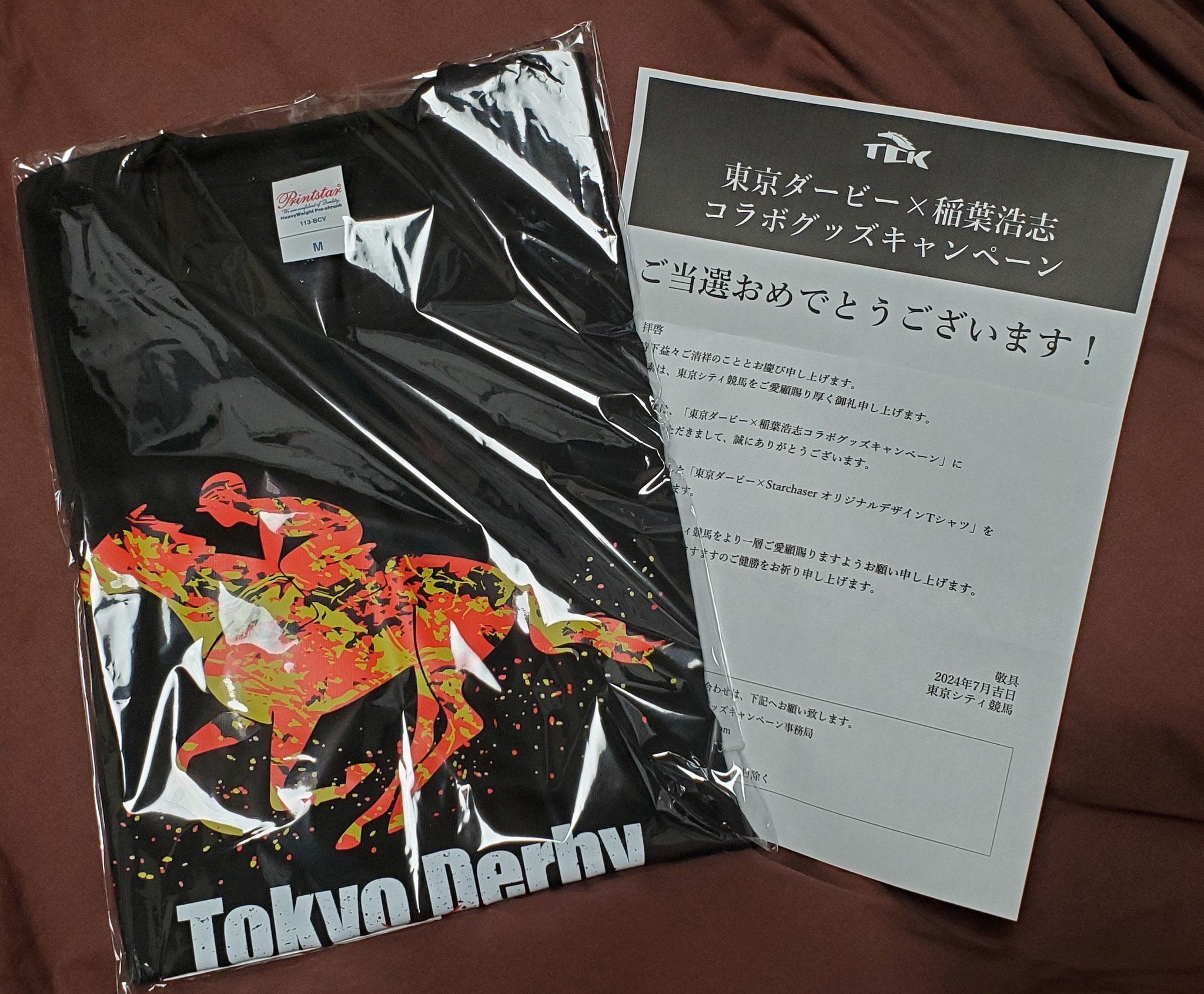 TCK 東京ダービー 稲葉浩志 コラボTシャツ TCK 東京ダービー 稲葉浩志