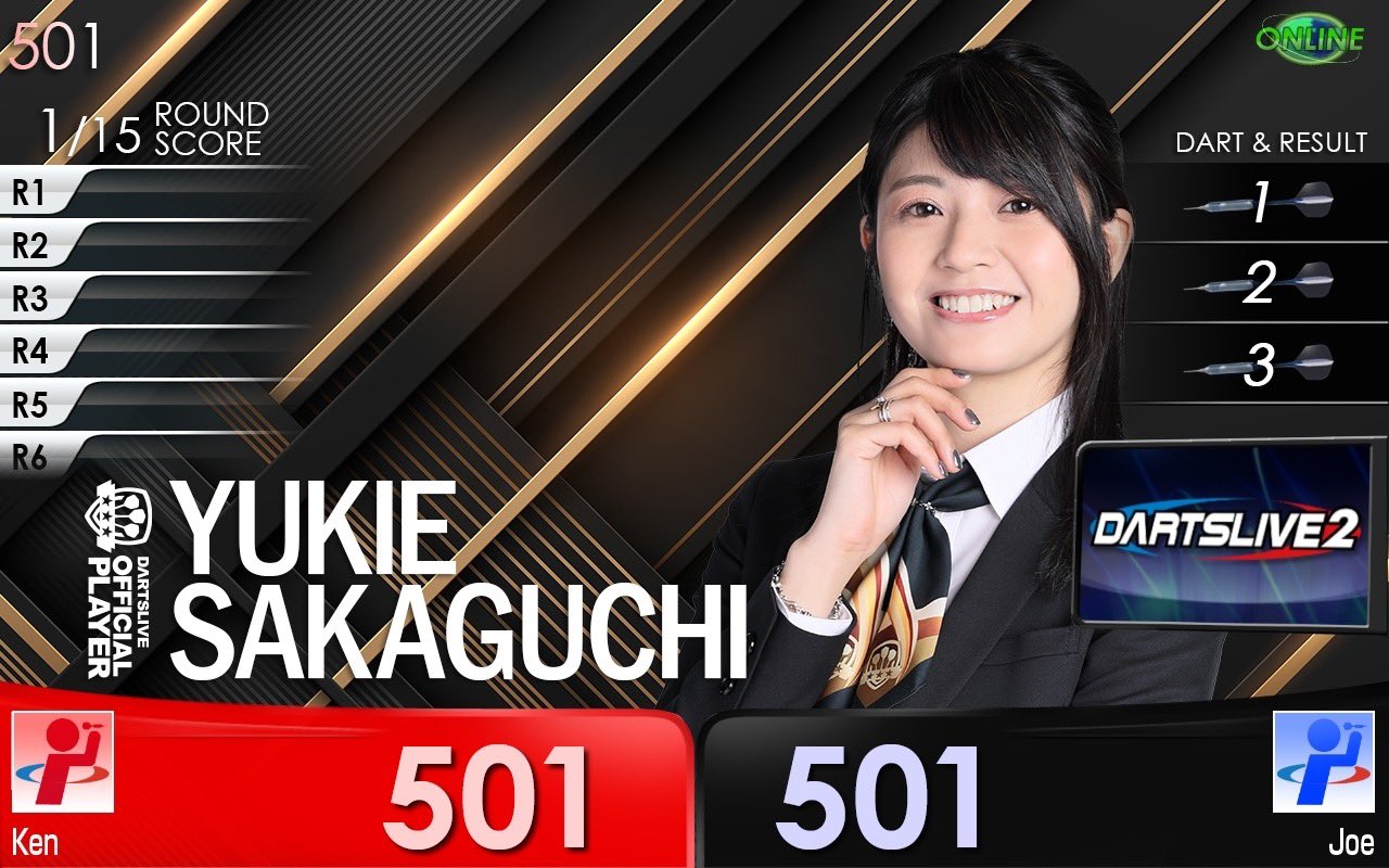 坂口優希恵 ダーツライブカード