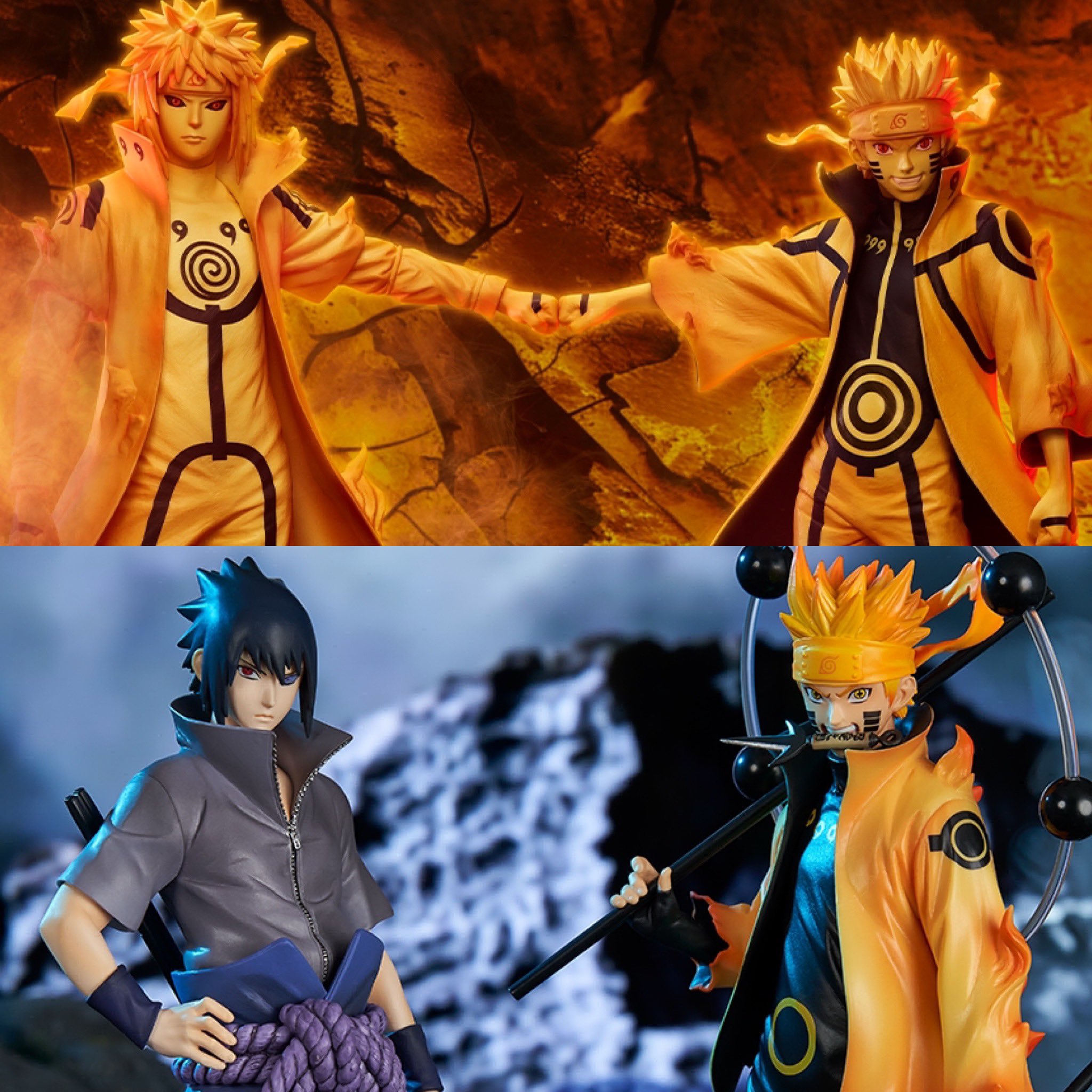 NARNTO疾風伝一番くじ繋がる思い C賞 波風ミナト D賞 うずまき ナルト