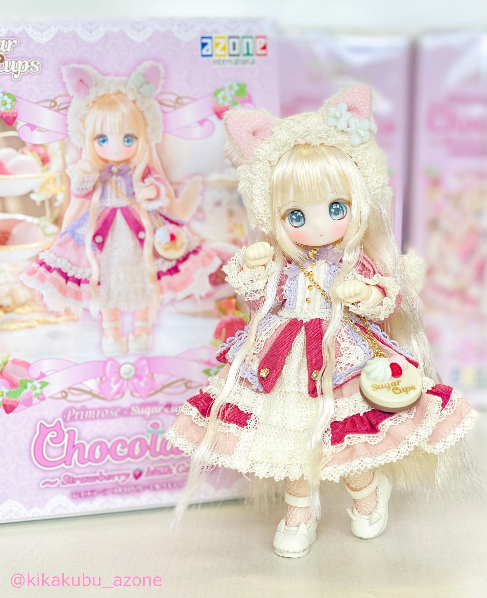 新品 SugarCups ショコラーラ Strawberry Milk Cat