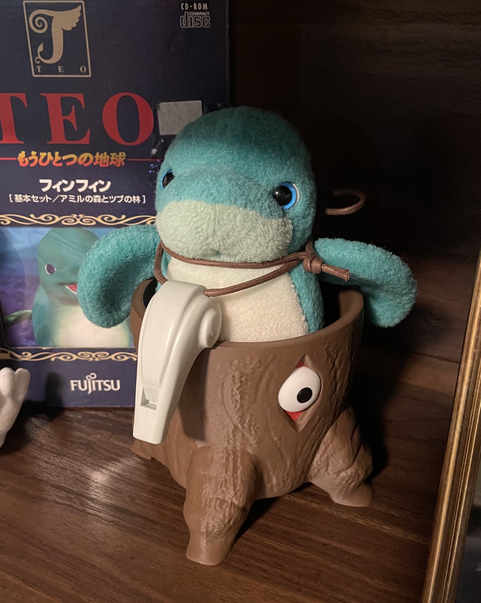 ぬいぐるみフィンフィン FINFIN TEO もうひとつの地球 FMTOWNS