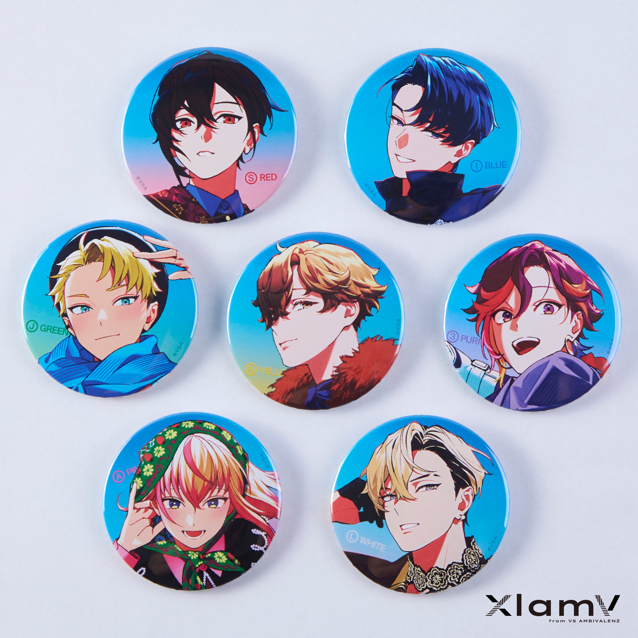 ビバレン XlamV イッセイ 缶バッジ リスパ 今月末まで】ビバレン XlamV