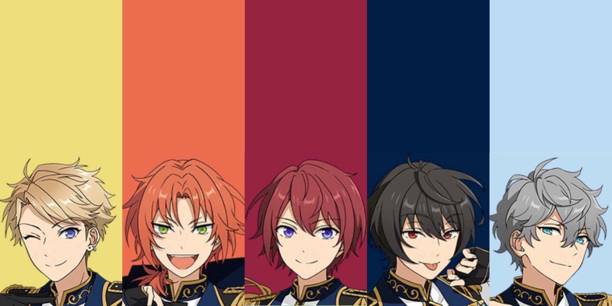 あんさんぶるスターズ 月永レオ 瀬名泉 鳴上嵐 朔間凛月 朱