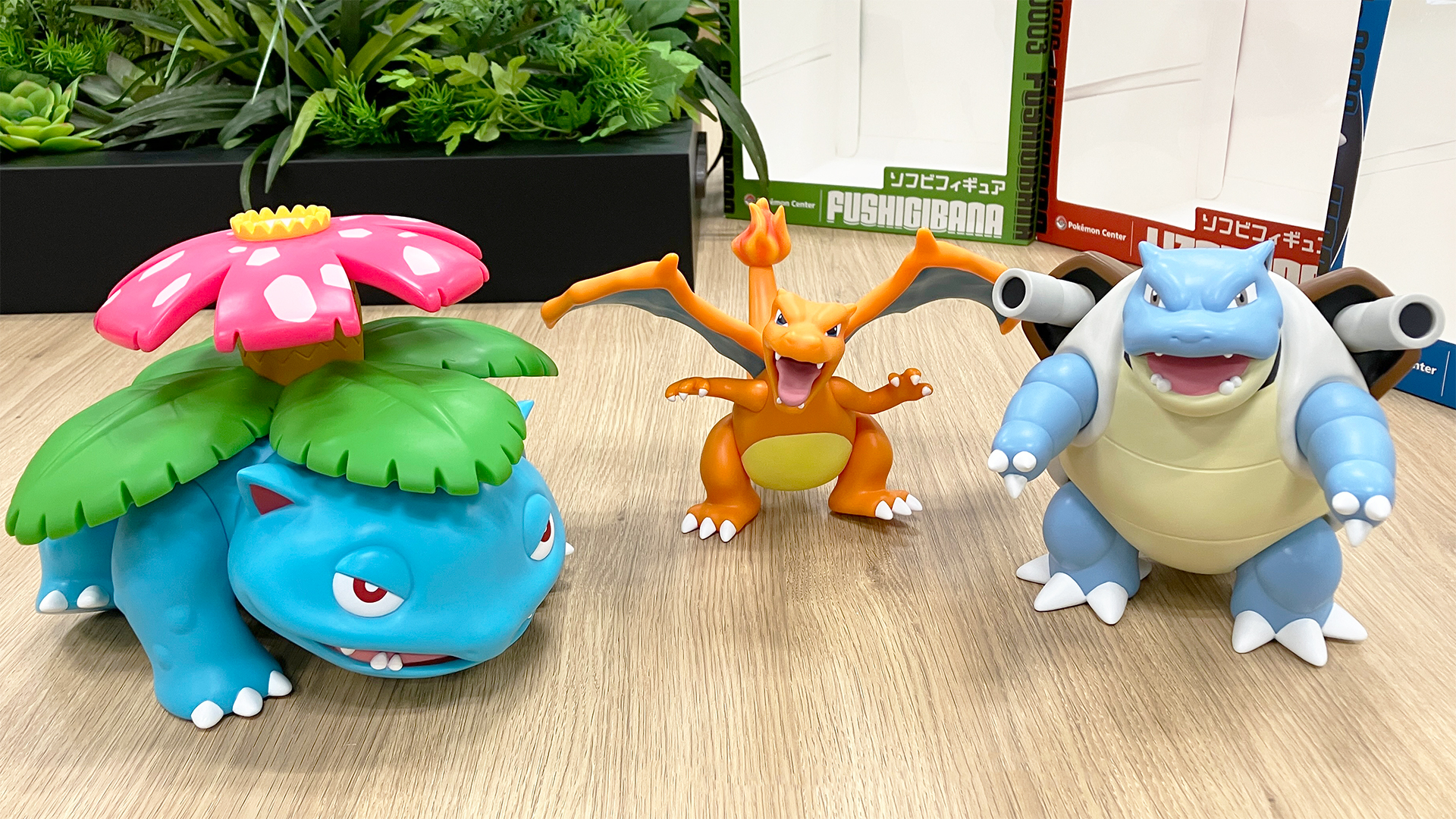 本日限定】ポケモンセンター限定ソフビフィギュア3体