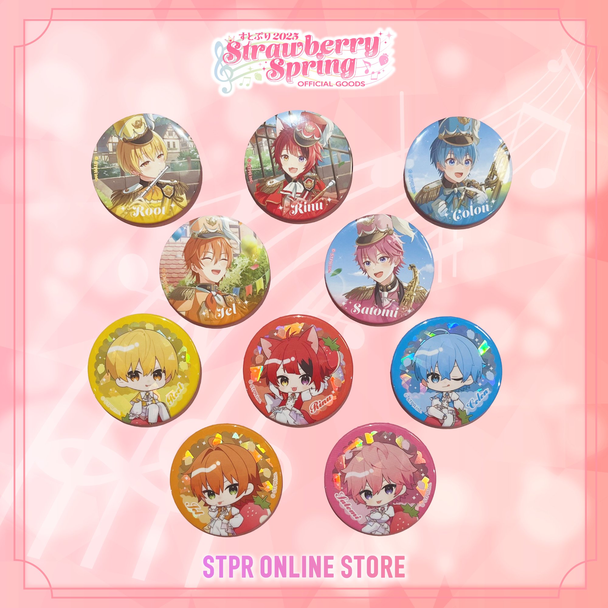 すとぷり さとみ 2025 Spring 缶バ デフォ すとぷり さとみ 2025 Spring 缶