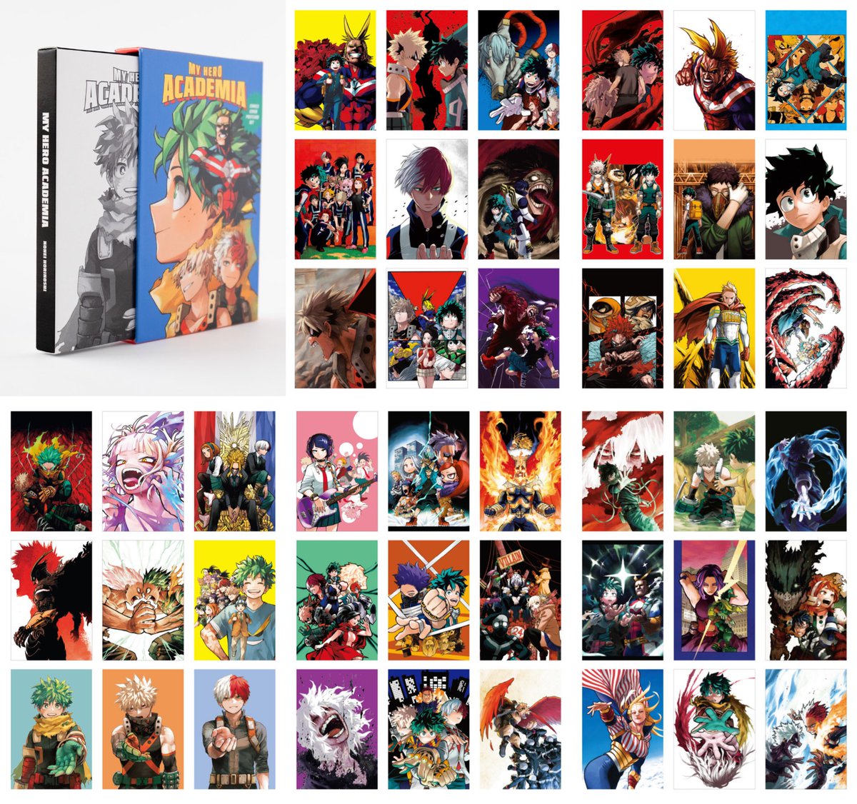 僕のヒーローアカデミア 原画展 限定グッズ 三方背ケース入りポスト