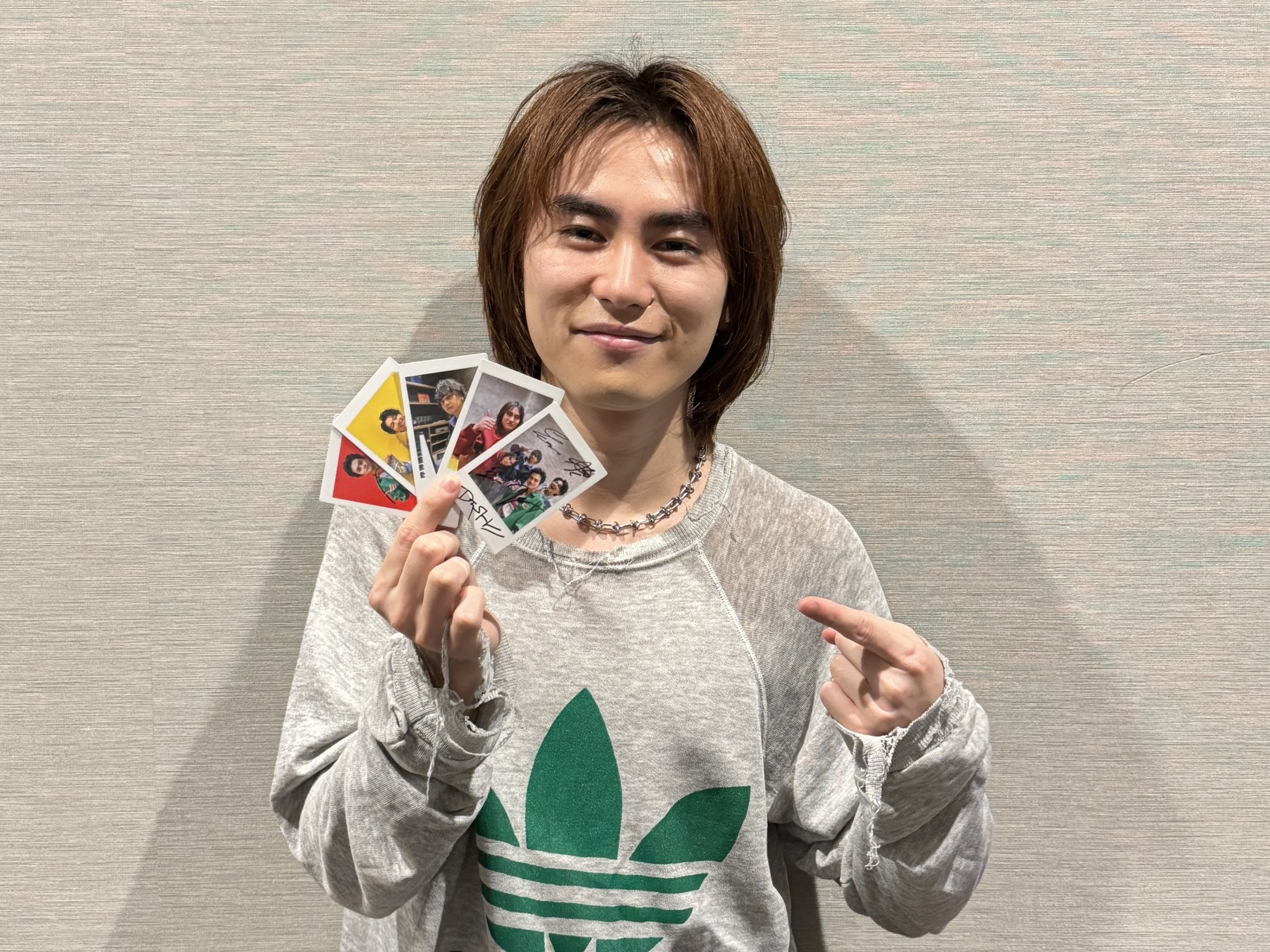 DISH// オリジナルチェキ風カード 群青飛行 愛してるぜベイベー//