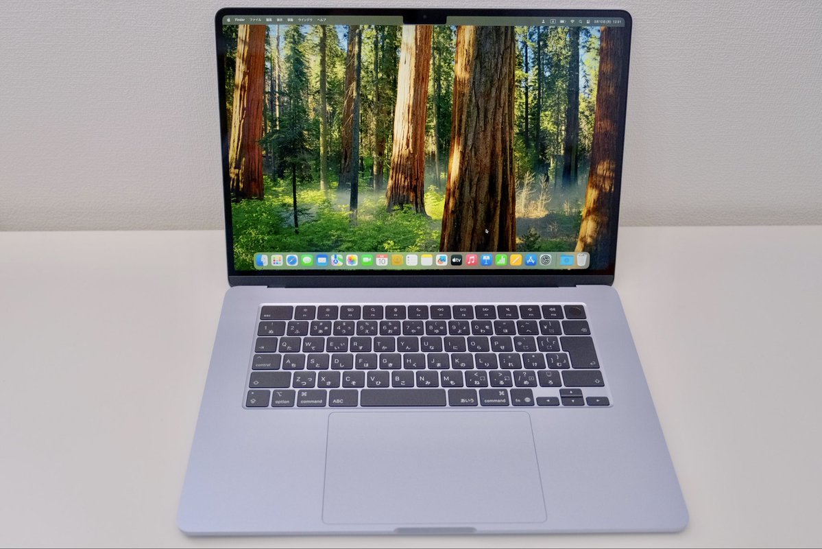 これわかるなあ。 15インチMacBook Air、画面の広さが本当に快適で、M5
