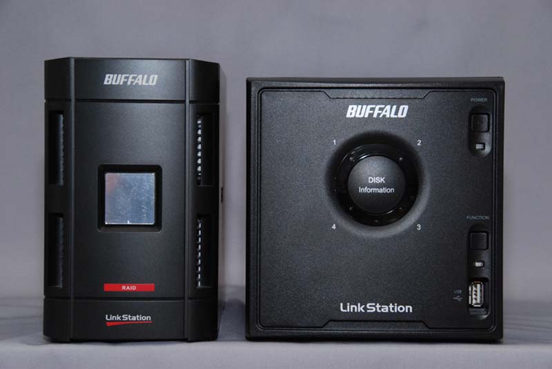 BUFFALO Link Station LS-QVL/1D HDD 9TB付き BUFFALO 71.9MB/s 4ベイ搭載