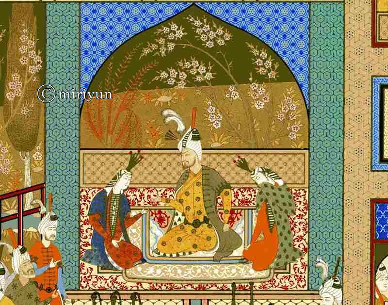 インド細密画、アンティーク インド細密画、アンティーク インド細密画