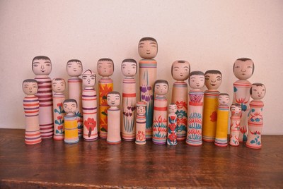 津軽系伝統こけし工人今晃作品展 「今晃の世界」 : こけし絵日記～津軽