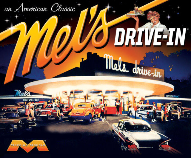 超希少！アメリカングラフィティー メルズドライブイン ミニカー