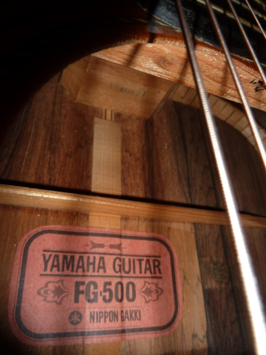 YAMAHA FG-500 ハカランダバック単板 : 雅音人（がねっと）公式ブログ