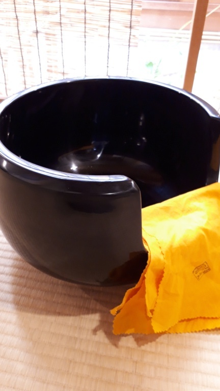 ほぼ未使用 茶道具 崇雲造 黒真塗 眉風炉 土風炉 陶印 敷板 前瓦 火箸