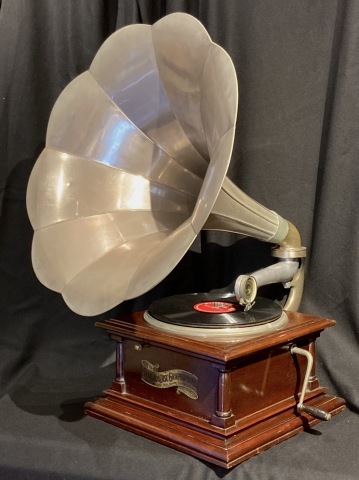 ♬ 超大型ラッパ蓄音機 SANKODO BJ号 新品ゼンマイ OH済み ♬ ♬ 超