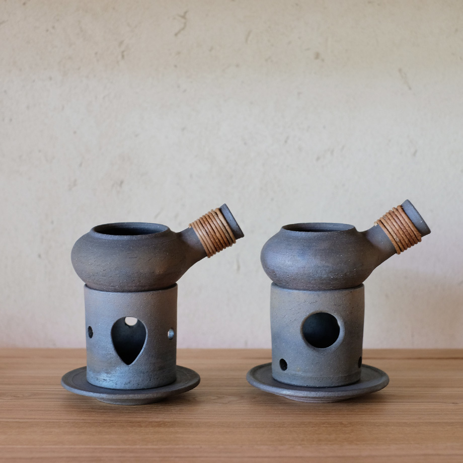 山崎さおり 茶香炉 ミニ焙烙 作家物 茶道具 茶香炉 山崎さおり | 茶屋