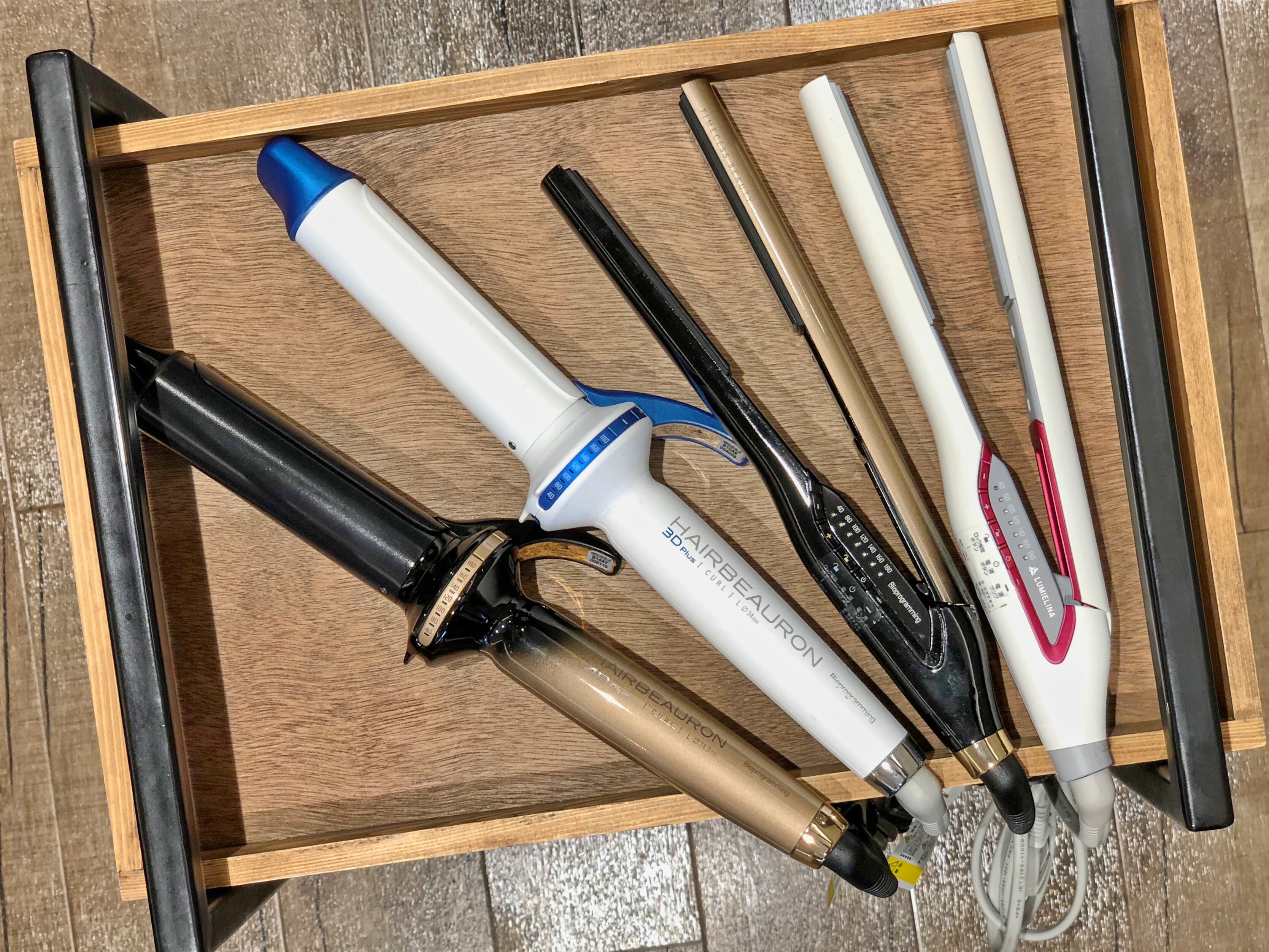 アウトレット HAIRBEAURON 4D Plus カールヘアアイロン HAIRBEAURON 4D