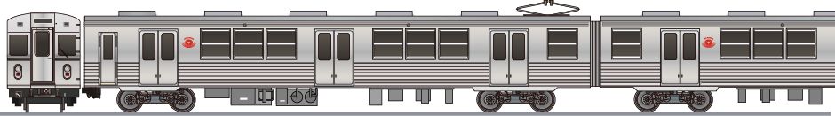 東急電鉄 7000系（初代）のペーパークラフト | ぺぱるねっと