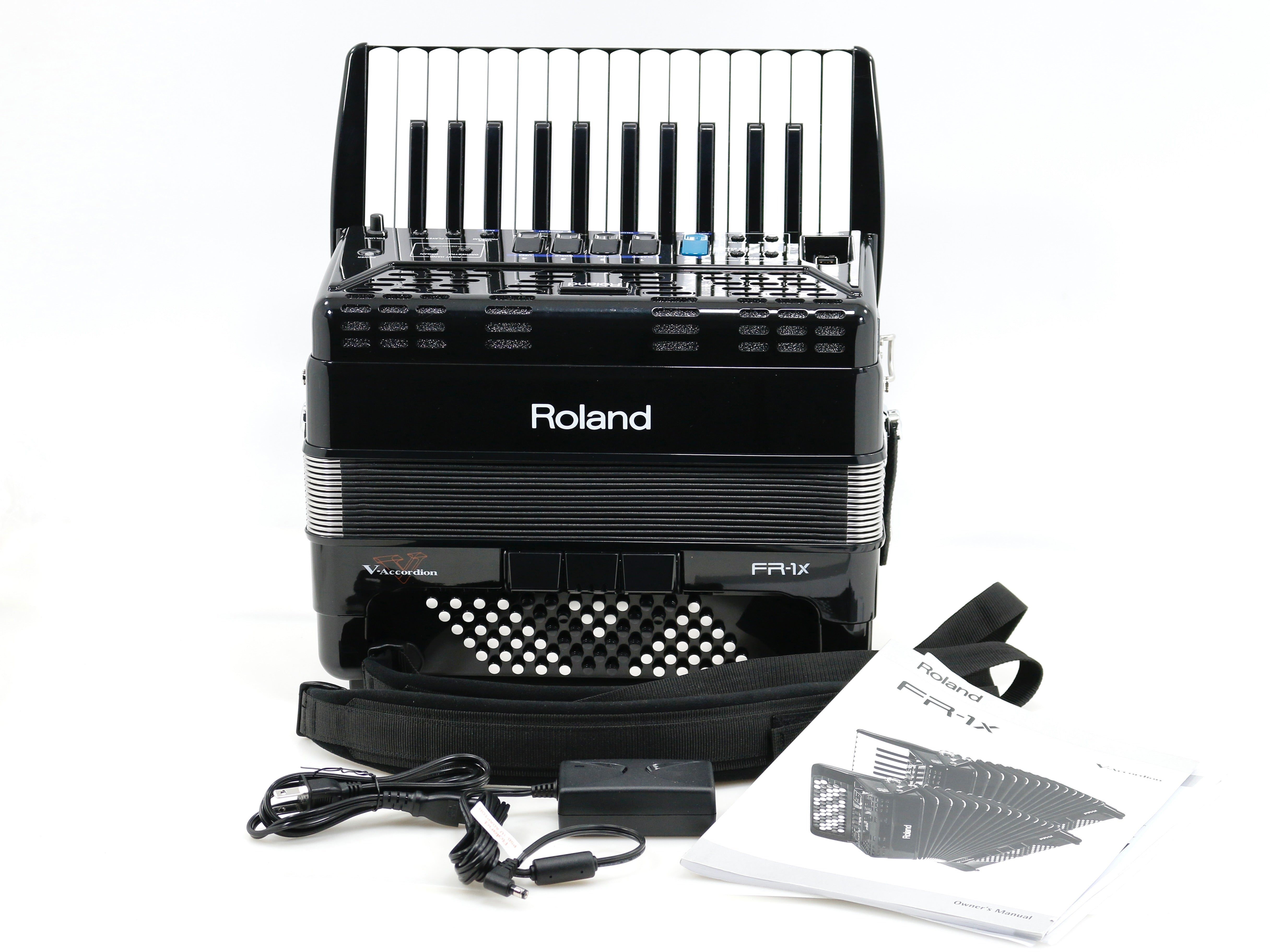 ローランド FR-1X RD 電子アコーディオン Roland FR-1x BK – Petosa