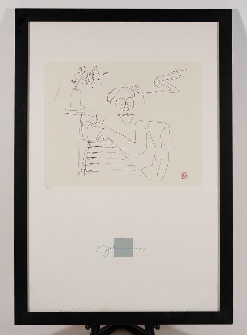 John Lennon, Lithograph, Baby Grand Piano