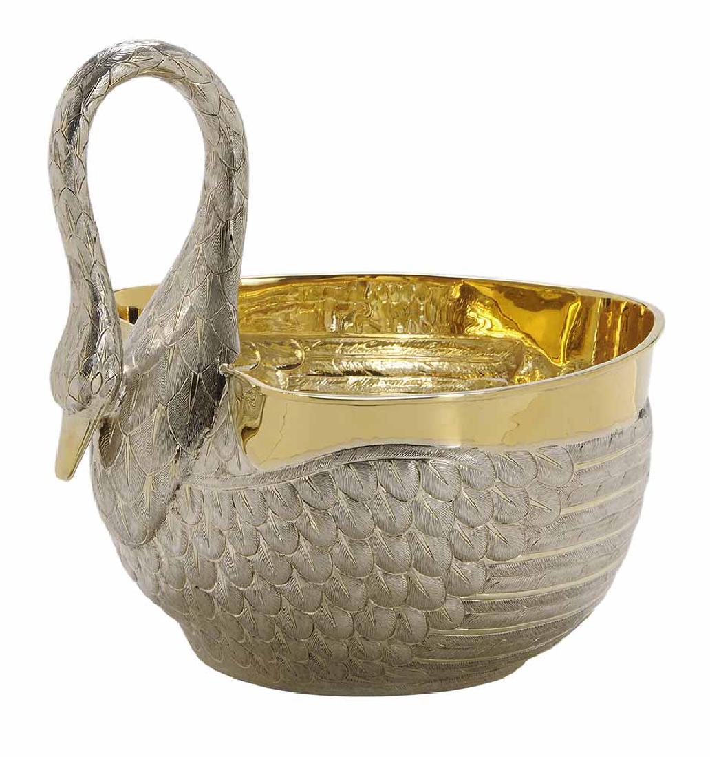 Tane Mexican Sterling Swan Center Bowl