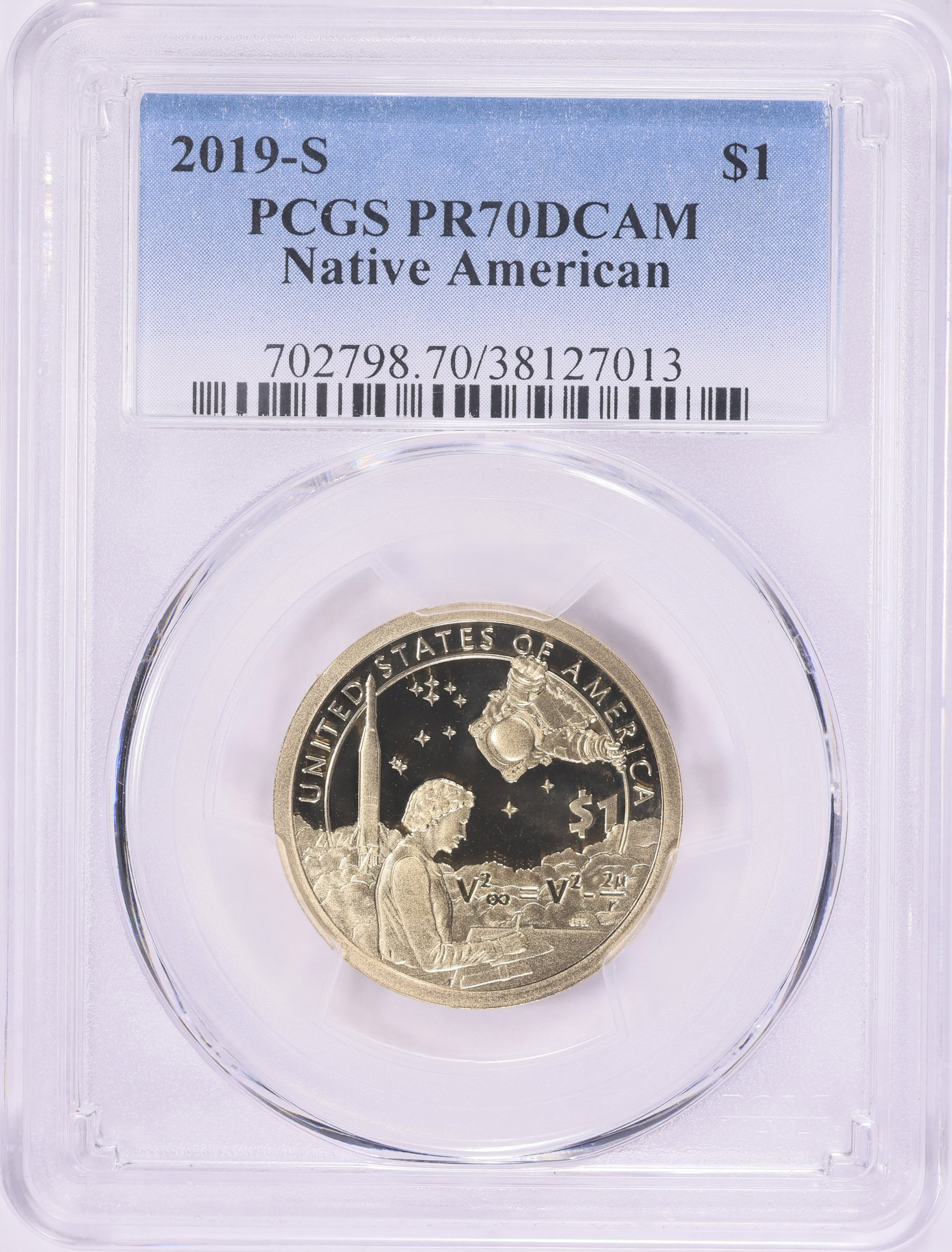 2019-S Sacagawea Dollar Native American PCGS Proof-70 DCAM (Item