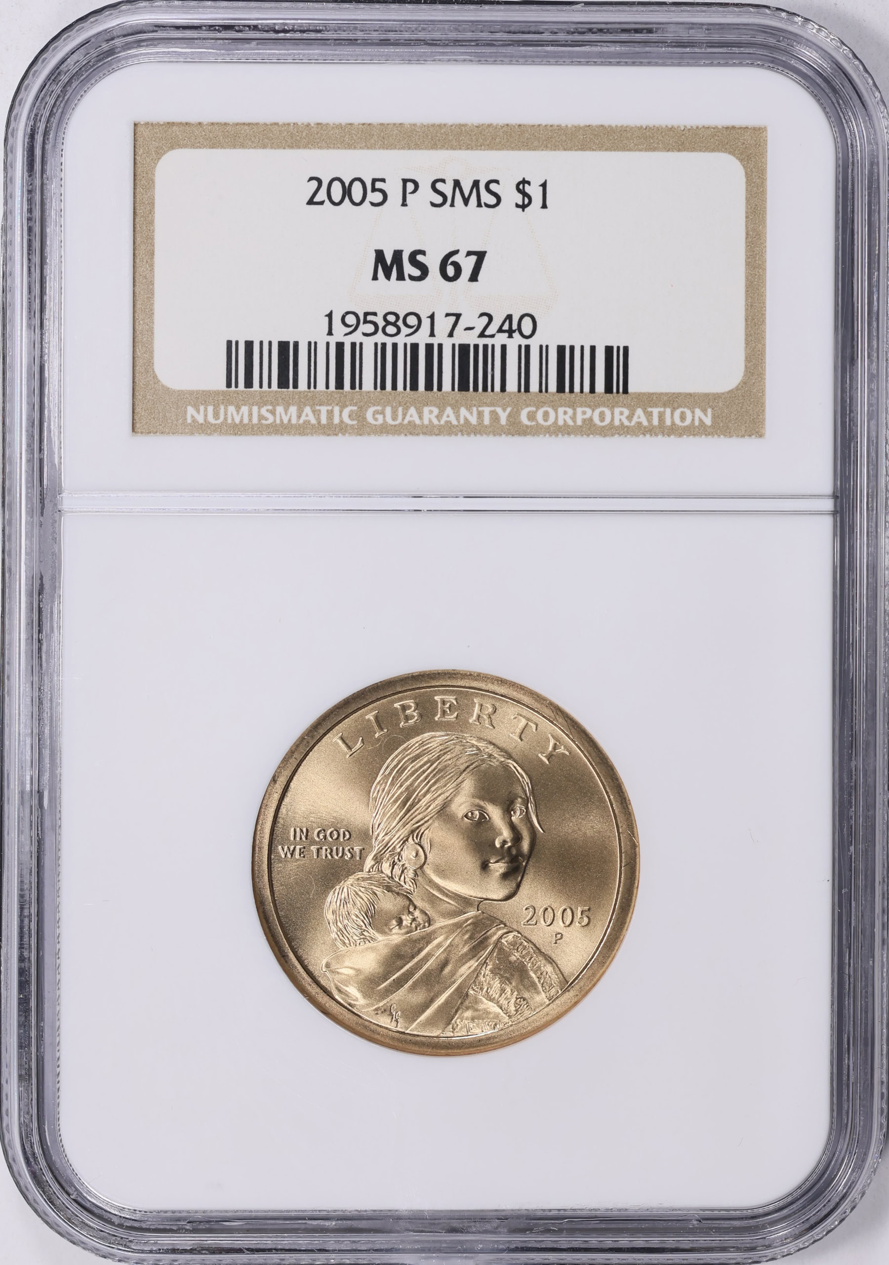 2005-P Sacagawea Dollar SMS NGC MS-67 (Item 2050839