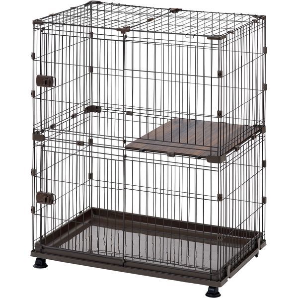 アイリスオーヤマ ミニキャットケージ 2段 ハンモック付き PMCC-115H