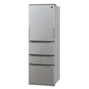 SHARP SJ-XW46P-S カームマットシルバー どっちもドア [冷蔵庫 (455L