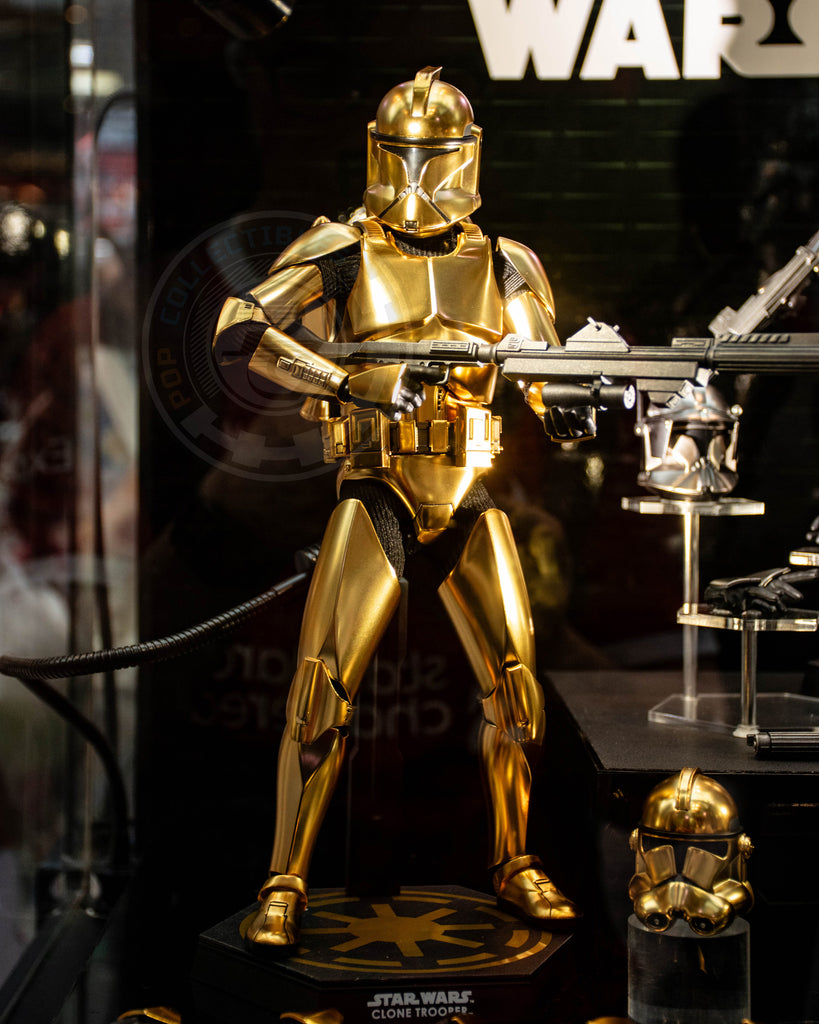 Hot Toys MMS735 Star Wars Clone Trooper Gold Chrome Version 1/6