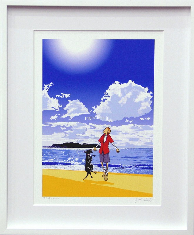 ジュジュタケシ(Juju Takeshi) 額装ジクレー版画 額装ジクレーイラスト