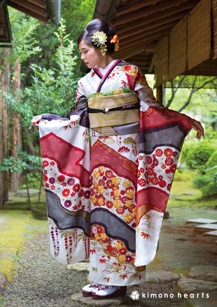 逸品 振袖7点フルセット 金駒刺繍 成人式 謝恩会 卒業式 黒地 ピンク